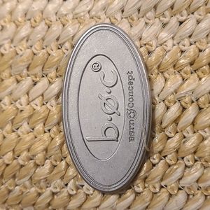 BOC Mardon Straw Bag, Dark Brown